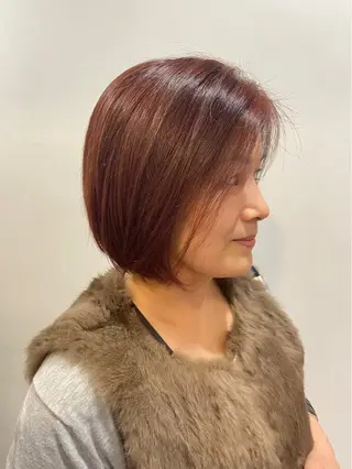 ミディアム アオイ/透明感カラー レイヤー🌙のヘアスタイル