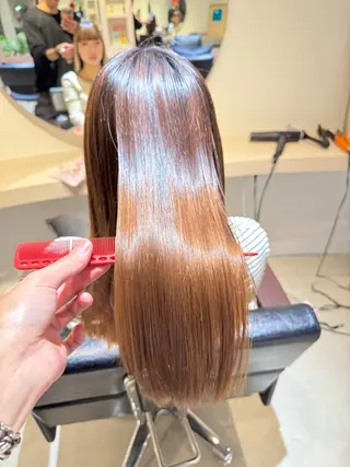 ロング 髪質改善スペシャリス ト長尾勇弥/梅田中津のヘアスタイル