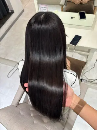 ロング カラー 巻ける縮毛矯正 Sachi🐰のヘアスタイル