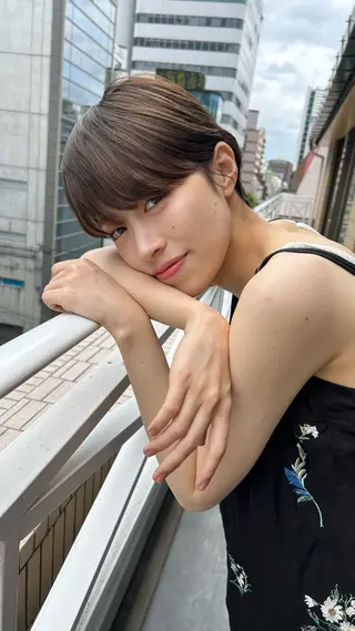 ショート カラー ショート/ボブ/ 心斎橋/宮脇美奈のヘアスタイル