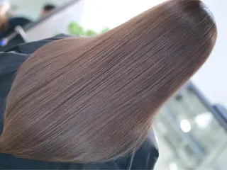 セミロング カラー パーマ ヘアアレンジ MK エムのヘアスタイル