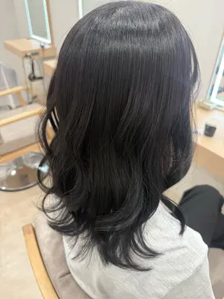 ミディアム little×esta 大名 【リトルエスタ】所属・littleesta 那月のヘアスタイル