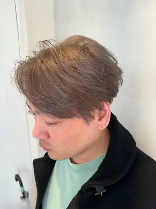 カラー メンズ 透明感カラー✨艶髪 制作🌱山根あゆみのヘアスタイル