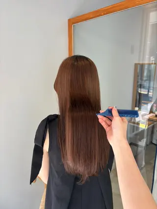 ロング 坂 美来乃のヘアスタイル