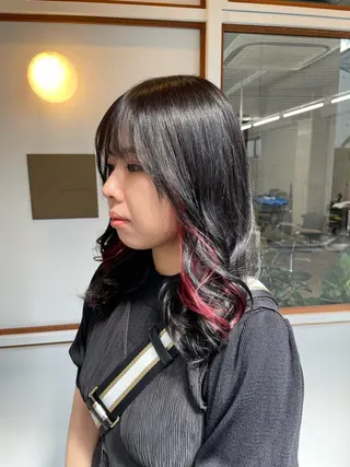 ロング カラー レイヤー/透明感 カラー ☽EMIRIのヘアスタイル