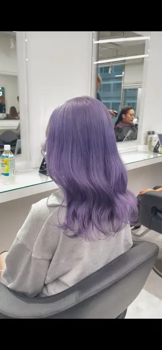 セミロング ハイトーン/デザイン ⛓️mai🖤のヘアスタイル