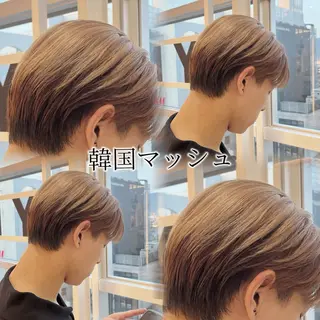 ショート メンズ 🫧メンズパーマ/ カラー/愛莉🫧のヘアスタイル