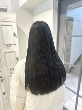 ロング パーマ 透明感/レイヤー/ 姫カット Fukuのヘアスタイル