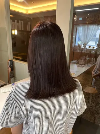 ミディアム カラー 山下 悠月のヘアスタイル