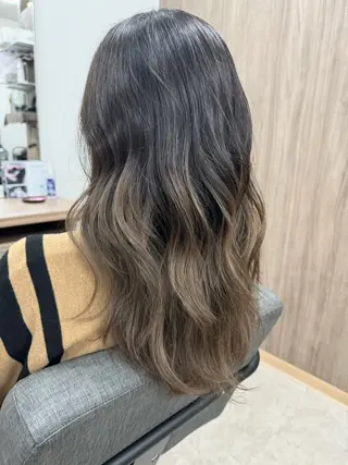 ロング カラー パーマ ヘアアレンジ メンズ キッズ 阿部 海翔のヘアスタイル