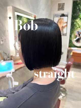 ショート ヘッドスパ＆ボブ＆ ツヤ感🌟ナカガマのヘアスタイル