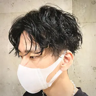 パーマ メンズ メンズブリーチカラー /パーマ ごーた立川のヘアスタイル