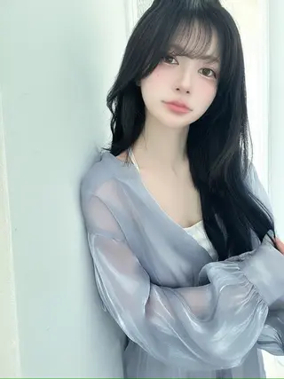 ロング 田中 アキオのヘアスタイル