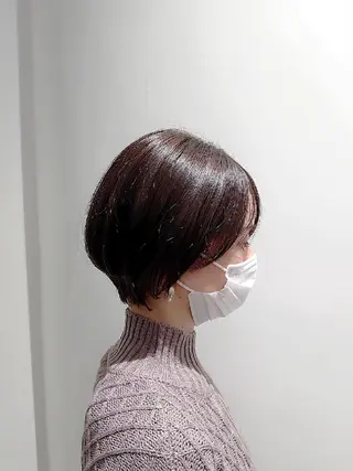 ショート カラー GO TODAY SHAiRE SALON キラリトギンザ店所属・🐱higajo🐱 比嘉門(ヒガジョウ)のヘアスタイル