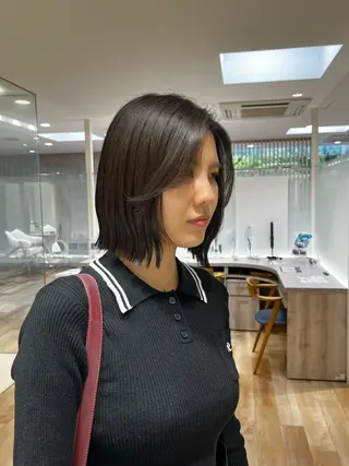 ミディアム 大人かわいい lobec/田代のヘアスタイル