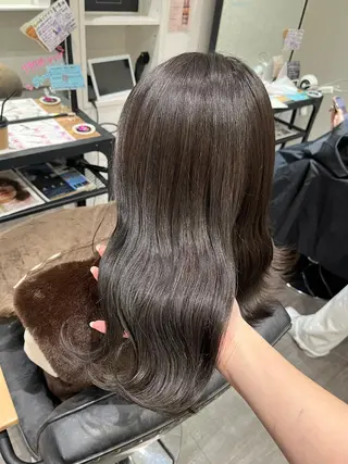 セミロング 片平 帆香のヘアスタイル