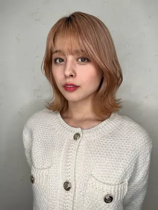 ミディアム neaf 恵比寿店所属・カットモデル募集中 伊藤響のヘアスタイル