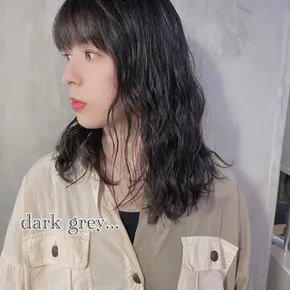 セミロング カラー ヘアアレンジ stylist/蛯谷 珠里のヘアスタイル