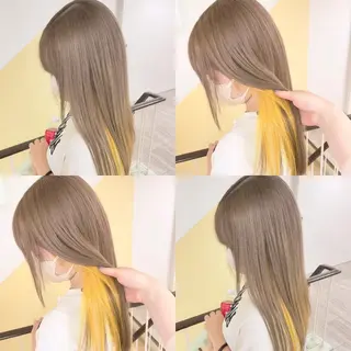 カラー 渋谷:インナーカラー ／🍒エリカ🍒のヘアスタイル