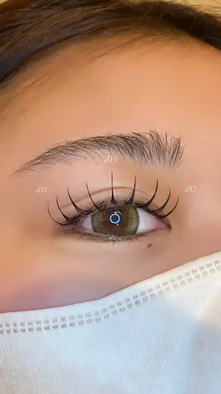 マツエク・マツパ MELL KONATSUのマツエク・マツパデザイン