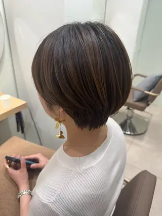 ショート 横山 滉のヘアスタイル