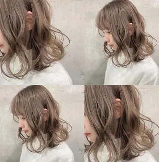 ミディアム カラー パーマ ヘアアレンジ メンズ ❤️可愛いハイトーン を造る❤️AKIRAのヘアスタイル