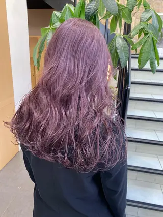 ロング カラー ヘアアレンジ mai🤍縮毛酸性ス トレート/アイリストのヘアスタイル