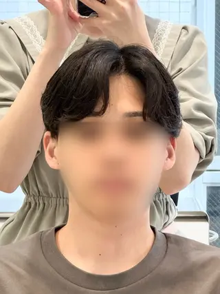 パーマ メンズ 【𝐀𝐬𝐡-池袋 】ひな 🎀💭のヘアスタイル