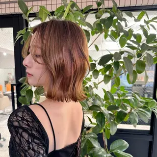 ミディアム 山﨑 燦人のヘアスタイル