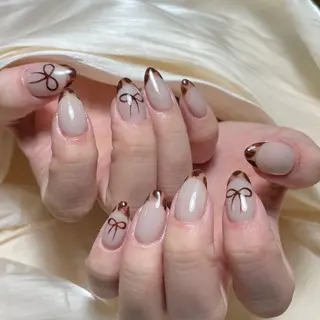 ネイル By moonネイル 🌷ワンホン/韓国風のネイルデザイン