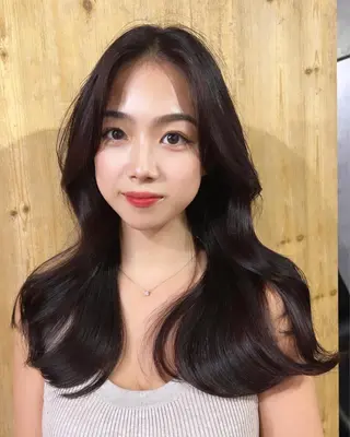 ミディアム カラー パーマ ヘアアレンジ メンズ キッズ ネイル マツエク・マツパ アイブロウ レイヤー／顔周り 韓国ヘア森田和貴のヘアスタイル