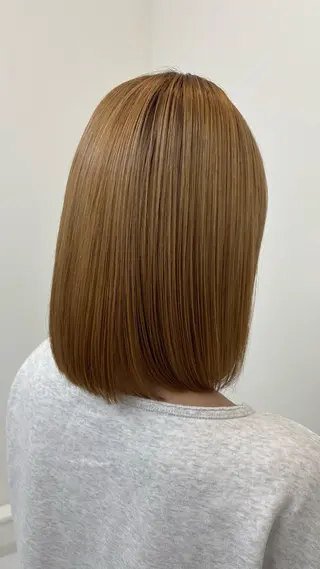 ミディアム カラー ざおや ゆなのヘアスタイル