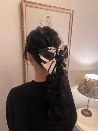 ヘアアレンジ FEERIE 晴海店 荒木優菜のヘアスタイル