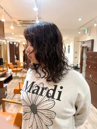 ミディアム パーマ enVOGUE🌀 宮本泰周のヘアスタイル