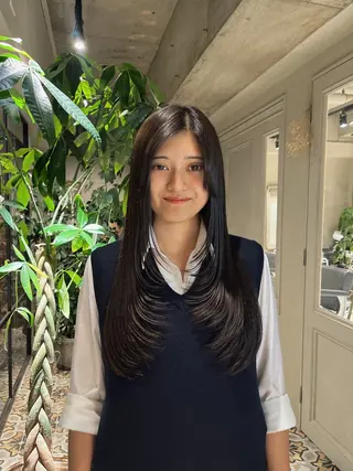 ロング カラー TaNa. EMINA✩⋆*のヘアスタイル