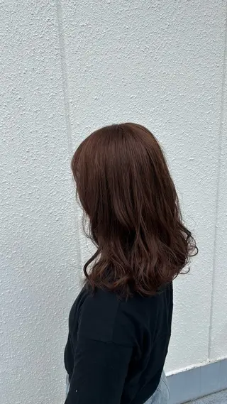 セミロング カラー カツキ/GARTE 代官山のヘアスタイル