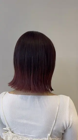 ミディアム 畑澤 和果のヘアスタイル