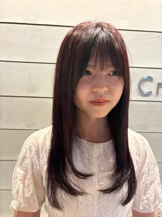 ロング カラー Crayoncase所属・福井/hitomi 🎀🎀のヘアスタイル