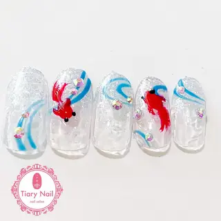 ネイル 💗🪽Tiary Nail🪽💗のネイルデザイン