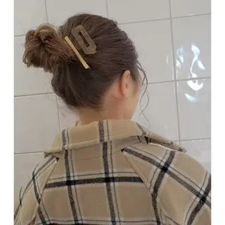 セミロング ヘアアレンジ カラー 髪質改善サロン🍃 AIRI のヘアスタイル