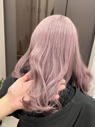 セミロング カラー ✨【公式】 juhl.横浜✨のヘアスタイル