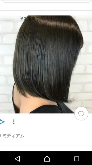 セミロング カラー Hair&Make EARTHのヘアスタイル