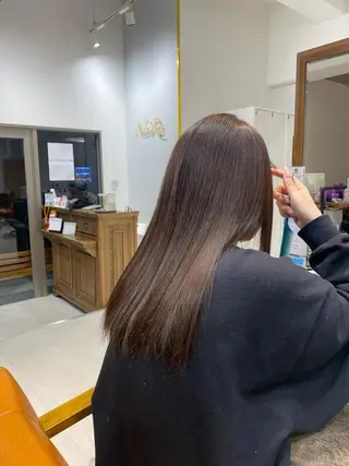 ロング 山﨑 燦人のヘアスタイル