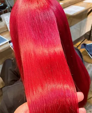 ロング 韓国風 レイヤーカットのヘアスタイル