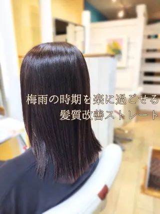 パーマ セミロング 野田 茉希のヘアスタイル