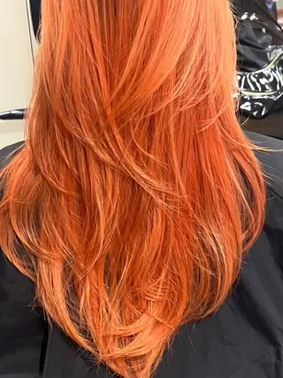 ロング カラー 🦮shiori アイドルオタク🦮のヘアスタイル