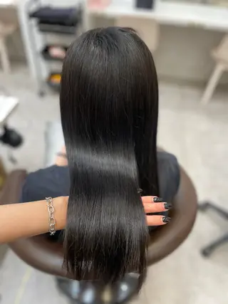 ロング MOE 福岡韓国ヘア✧︎のヘアスタイル