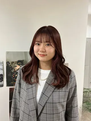 セミロング 🟡ひろの/ツヤ カラー/髪質改善🟡のヘアスタイル