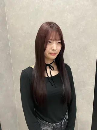 ロング カラー つちくら あみのヘアスタイル