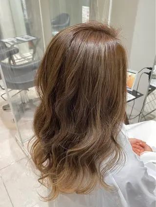 セミロング ヘアアレンジ le'a所属・谷町/Le'a /竹原しおなのヘアスタイル